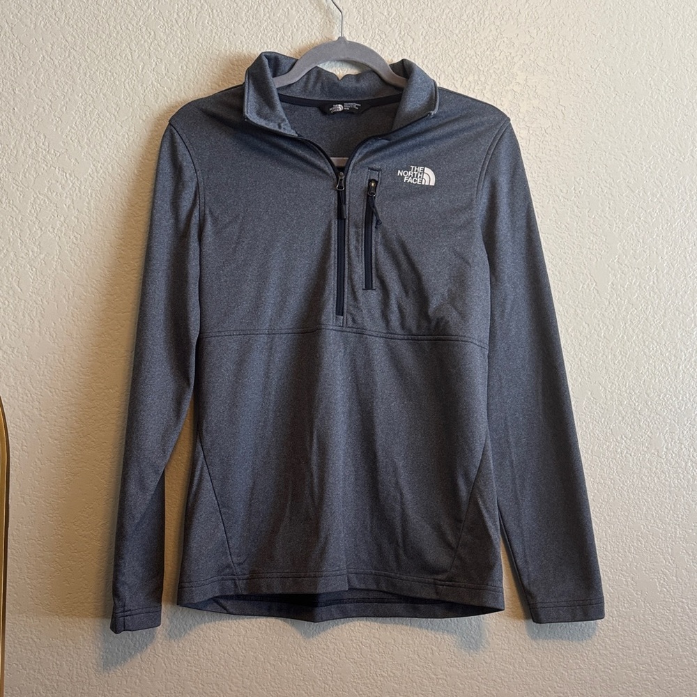 The North Face Dark Gray Half-Zip Pullover Size M